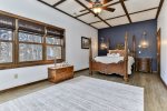 Terrace level queen master bedroom